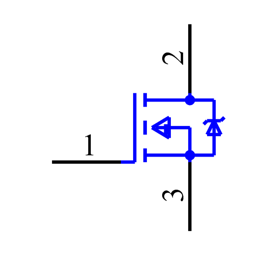 IRFZ34NPBF Symbol - Infineon