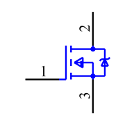 IRFZ34NPBF Symbol - Infineon