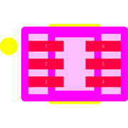 ESDALC6V1P6 Footprint - STMicroelectronics