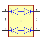 ESDALC6V1P6 Symbol - STMicroelectronics