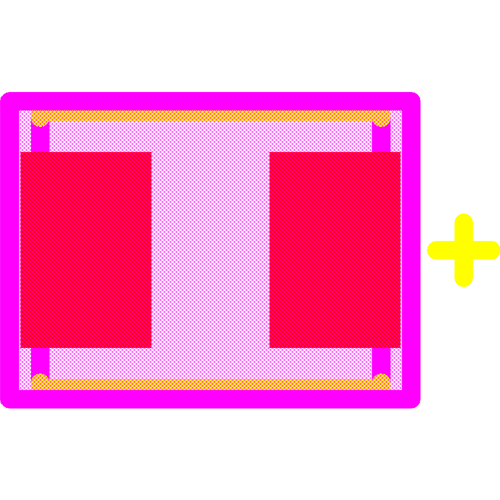 T520B227M006ATE045 Footprint - KEMET