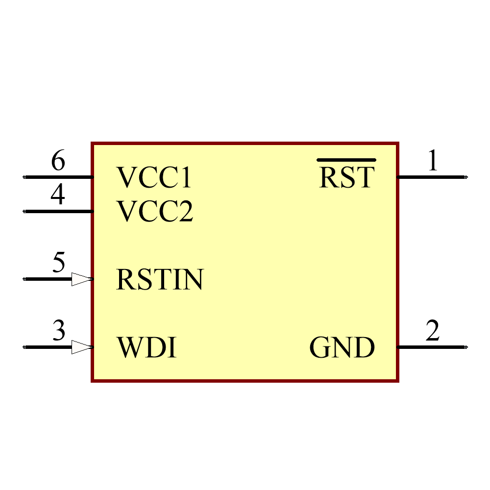 MAX6723UTSHD3+T Symbol - Analog Devices