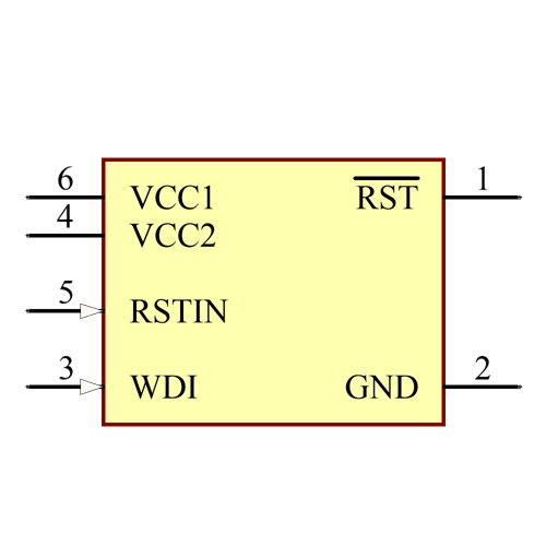 MAX6723UTSHD3+T Symbol - Analog Devices