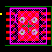 C8051F521-C-IM Footprint - Silicon Lab