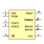 MCP73838-FCI/UN Symbol - Microchip