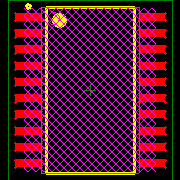 TPIC6596DWRG4 Footprint - Texas Instruments