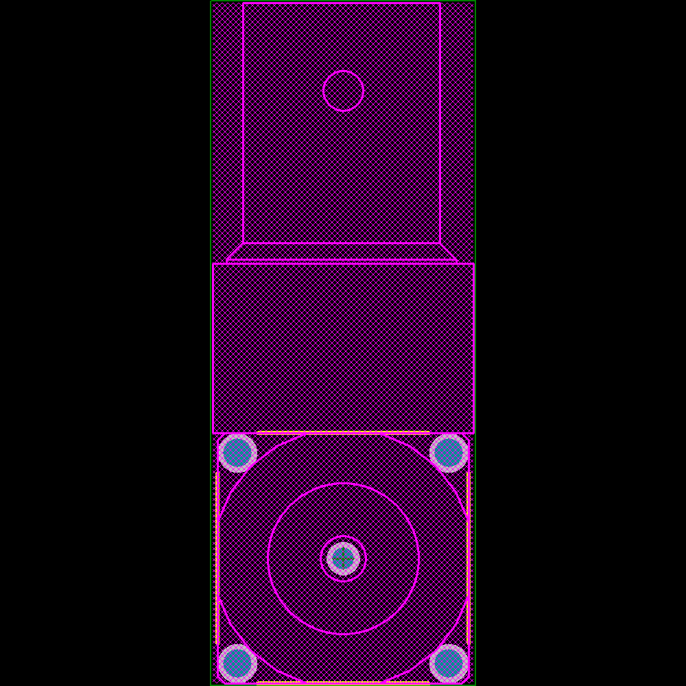51K204-400A5 Footprint - Rosenberger
