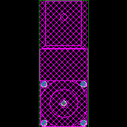 51K204-400A5 Footprint - Rosenberger