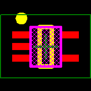 TPD4E002DRLRG4 Footprint - Texas Instruments