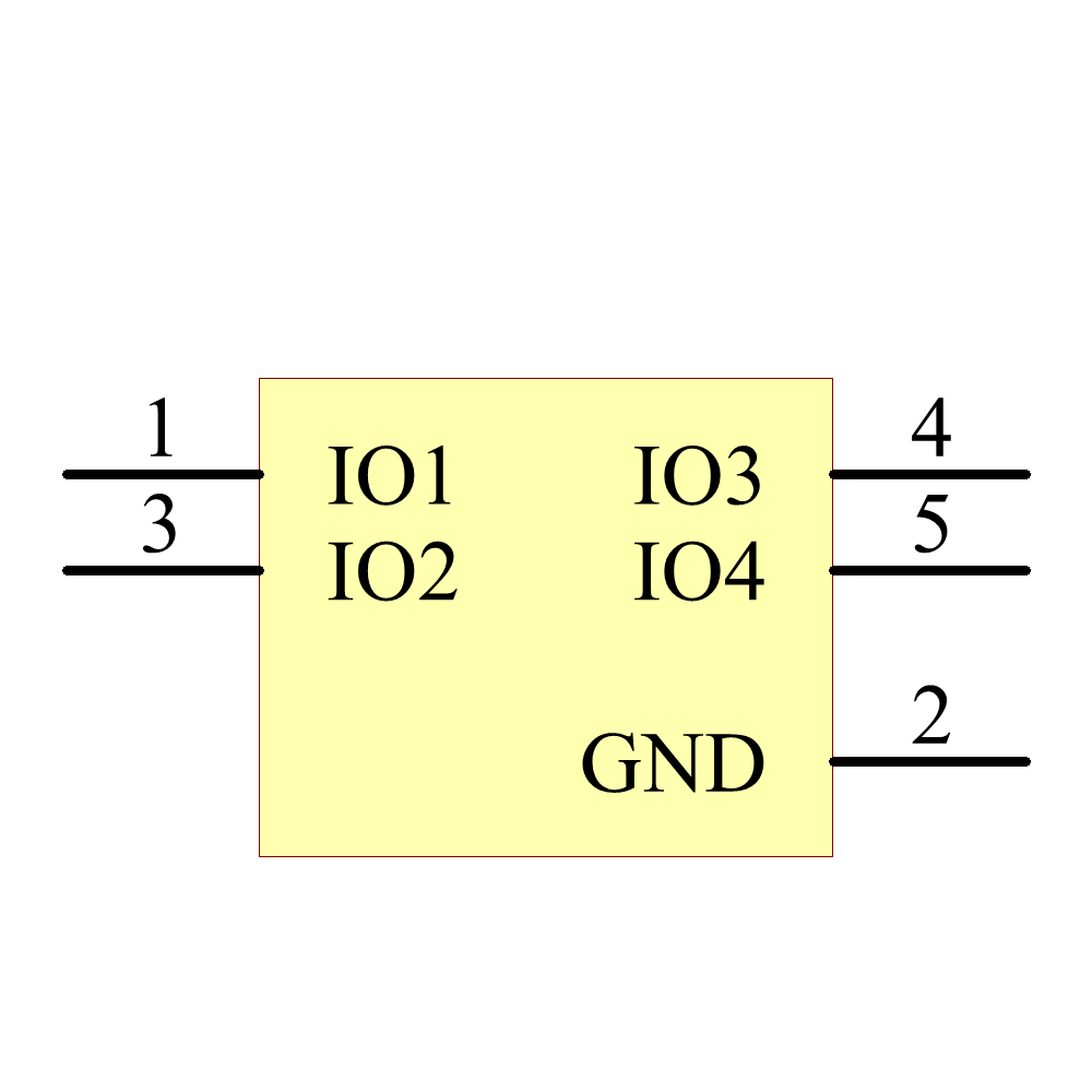 TPD4E002DRLRG4 Symbol - Texas Instruments