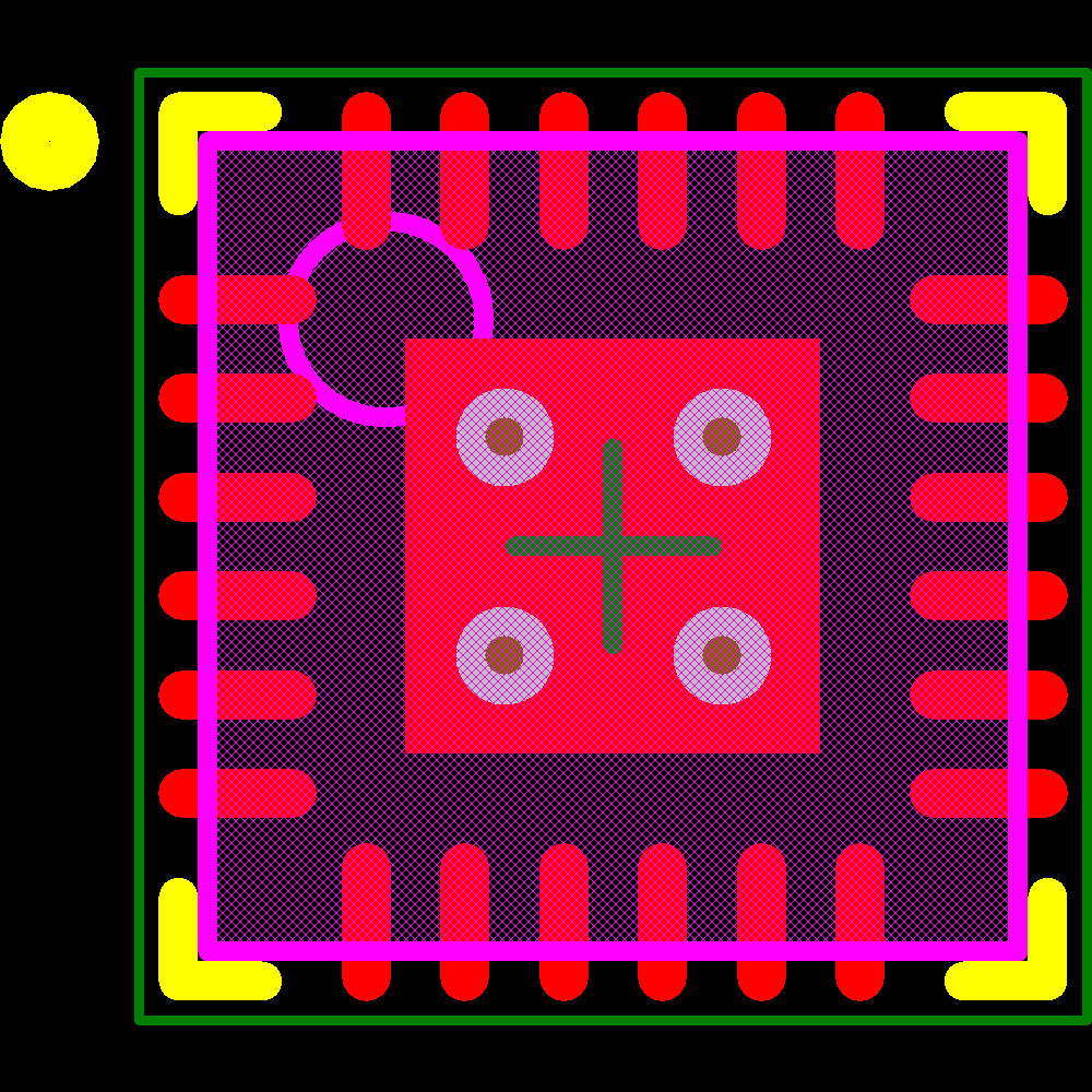 ADP5024ACPZ-1-R7 Footprint - Analog Devices