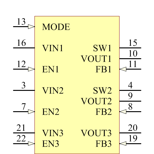 ADP5024ACPZ-1-R7 Symbol - Analog Devices