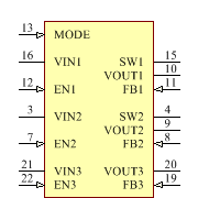 ADP5024ACPZ-1-R7 Symbol - Analog Devices