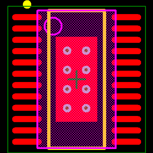 TLC5928PWPR Footprint - Texas Instruments
