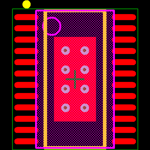 TLC5928PWPR Footprint - Texas Instruments