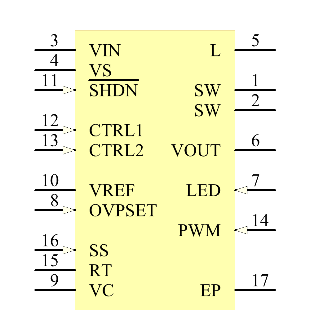 LT3478IFE#PBF Symbol - Analog Devices