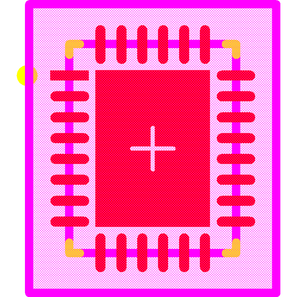 LT3942JUFD#PBF Footprint - Analog Devices
