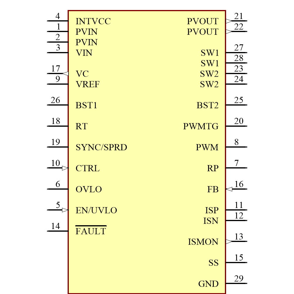 LT3942JUFD#PBF Symbol - Analog Devices