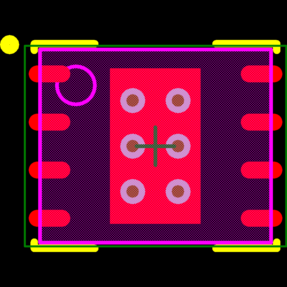 24LC128T-I/MF Footprint - Microchip