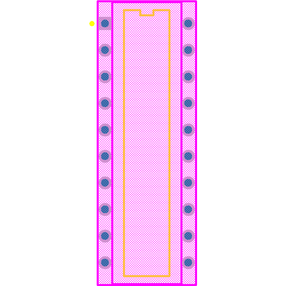 TPIC6B595N Footprint - Texas Instruments