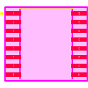 ACS718KMATR-10B-T Footprint - Allegro MicroSystems