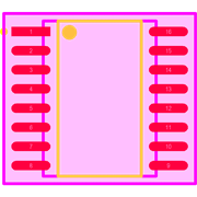 ACS718KMATR-10B-T Footprint - Allegro MicroSystems