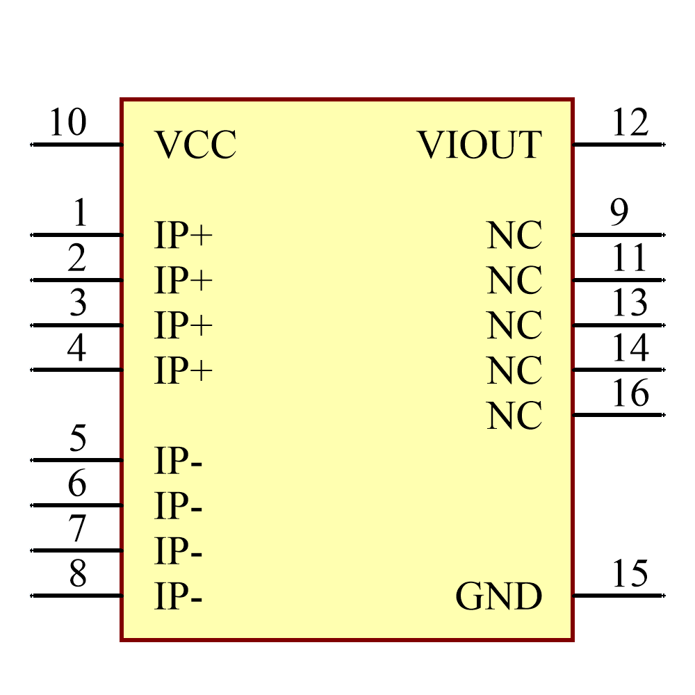 ACS718KMATR-10B-T Symbol - Allegro MicroSystems