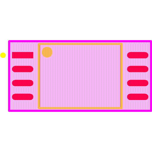 ISO1042DWVR Footprint - Texas Instruments