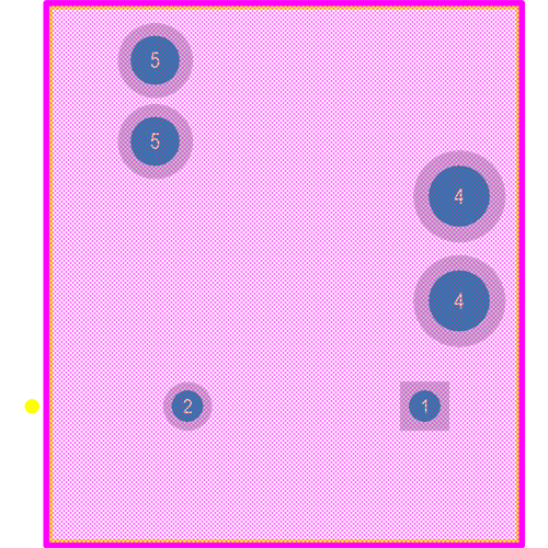 V23201C1001A502 Footprint - TE Connectivity