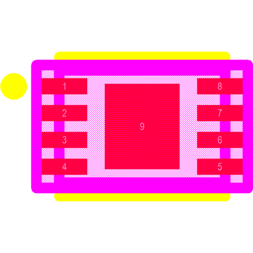 24FC02T-E/MUY Footprint - Microchip