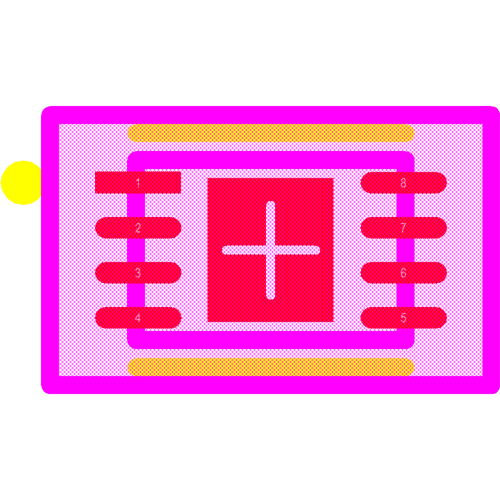 24FC02T-E/MUY Footprint - Microchip
