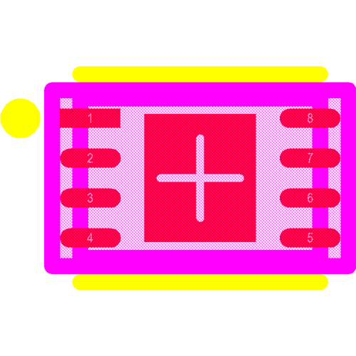24FC02T-E/MUY Footprint - Microchip