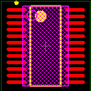CAT9555YI-T2 Footprint - onsemi