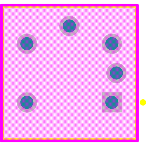 B3W-9002-Y1N Footprint - Omron