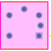 B3W-9002-Y1N Footprint - Omron