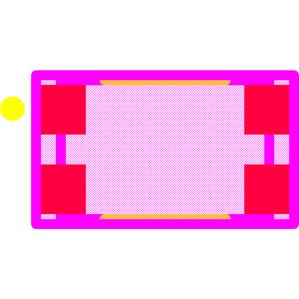 KMR631NGULCLFS Footprint - C&K Components