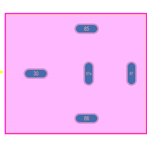 CB1-P-12V Footprint - Panasonic