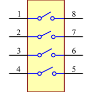 218-4LPSTR Symbol - CTS Components