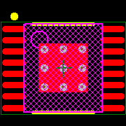 MAX5069BAUE+T Footprint - Analog Devices