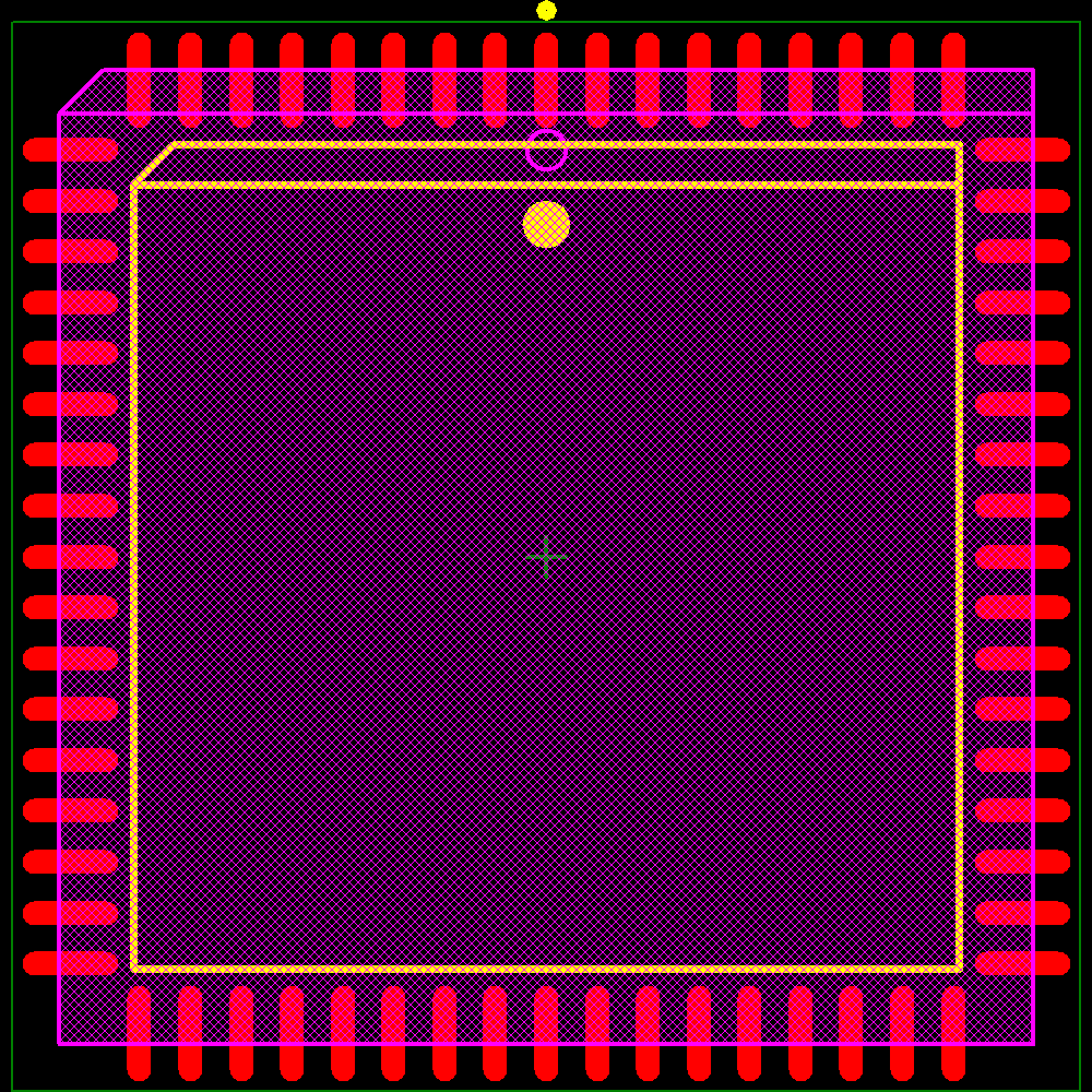 PIC18F6585-E/L Footprint - Microchip