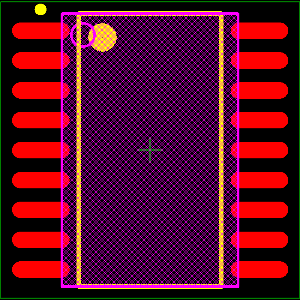 PIC16F628T-04/SO Footprint - Microchip