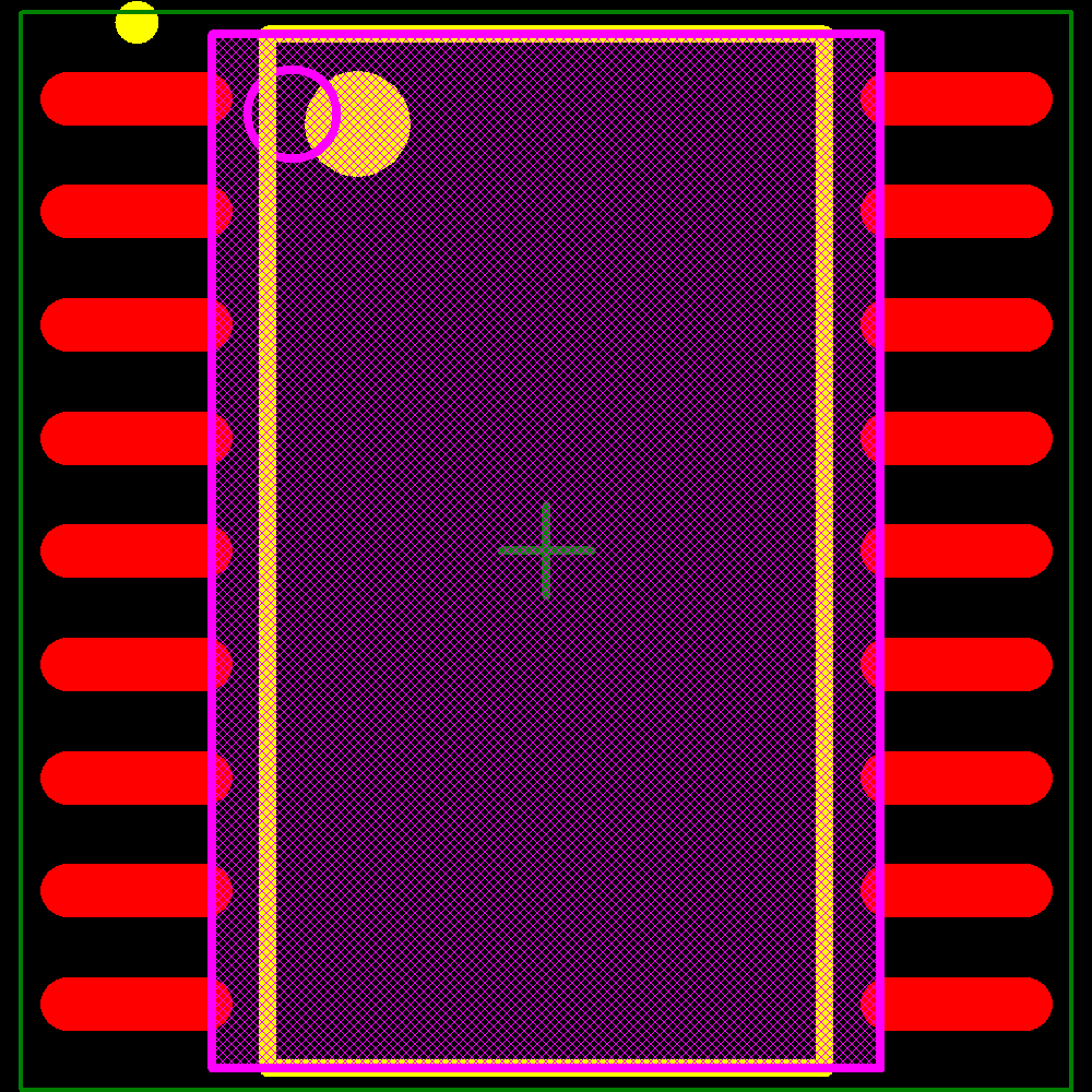 PIC16F628T-04/SO Footprint - Microchip