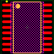 PIC16F628T-04/SO Footprint - Microchip