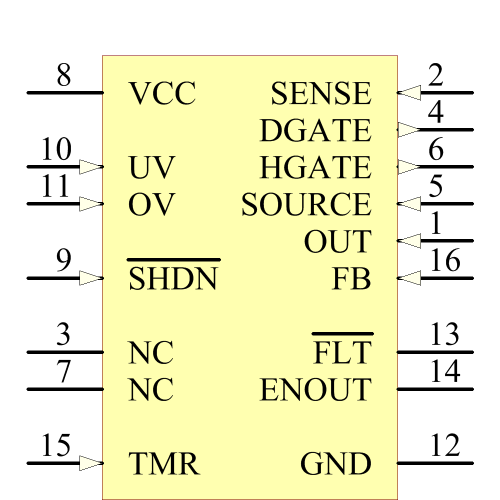LTC4364HS-1#PBF Symbol - Analog Devices