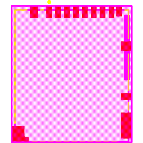 DM3BT-DSF-PEJS Footprint - HIROSE ELECTRIC