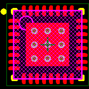 TLC5940RHBRG4 Footprint - Texas Instruments