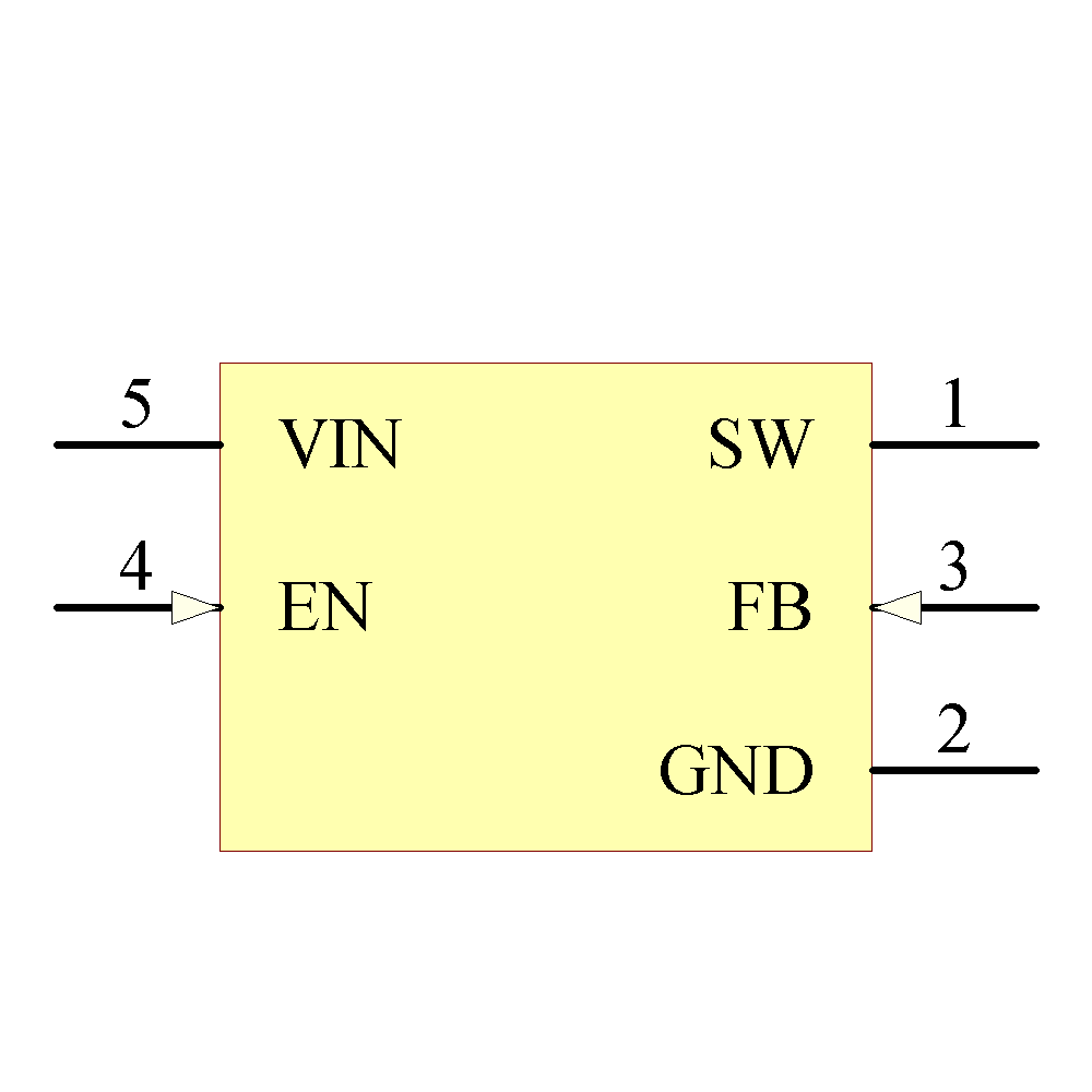 LM2831YMFX/NOPB Symbol - Texas Instruments
