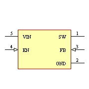 LM2831YMFX/NOPB Symbol - Texas Instruments