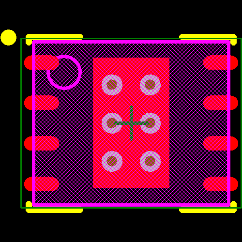 25LC512T-E/MF Footprint - Microchip