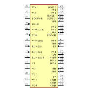 LT3513EUHF#TRPBF Symbol - Analog Devices